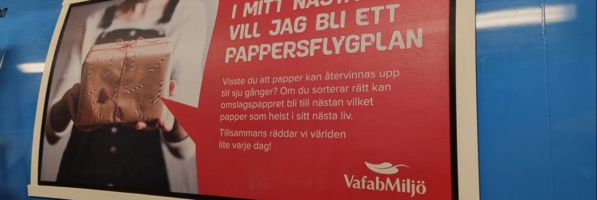 Flexsign levererar nya reklam lösningar till sopbilar hos VAFABMiljö i Västerås